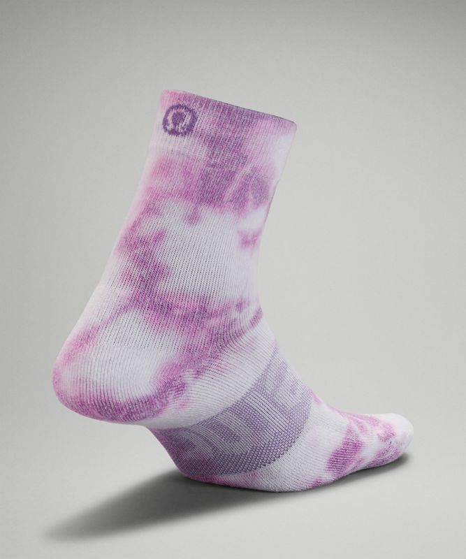 Calcetines Lululemon Daily Stride Mid-Crew Sock Tie Dye Mujer Morados | 58274-PRFA