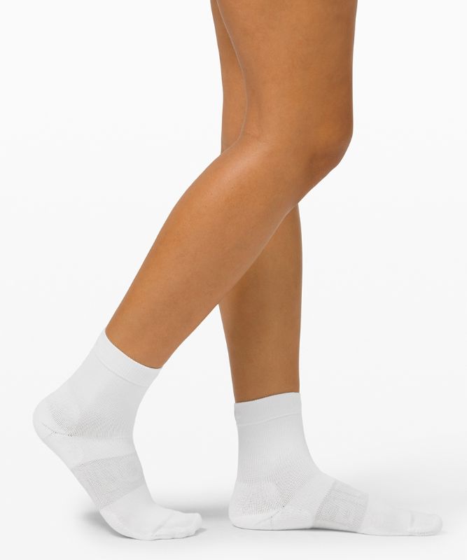 Calcetines Lululemon Daily Stride Mid Crew Sock 3 Pack Mujer Blancos | 92041-GMDU