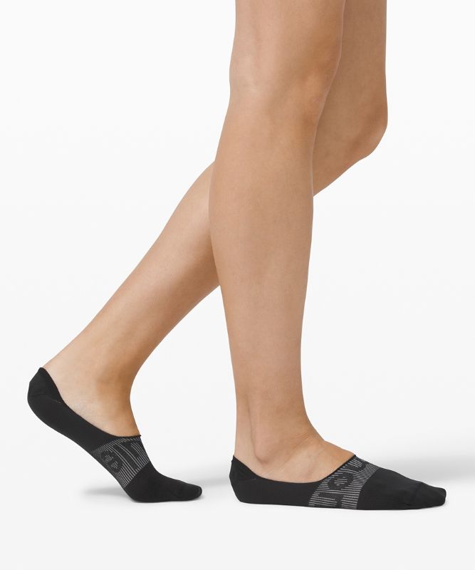 Calcetines Lululemon Daily Stride No Show Sock 3 Pack Mujer Negros | 48563-RXOM