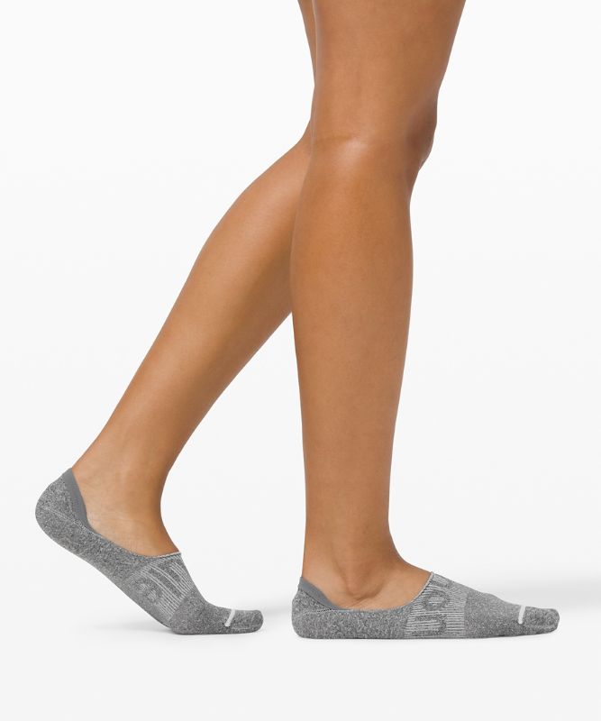 Calcetines Lululemon Daily Stride No Show Sock 3 Pack Mujer Blancos Grises Negros | 65812-JNRA