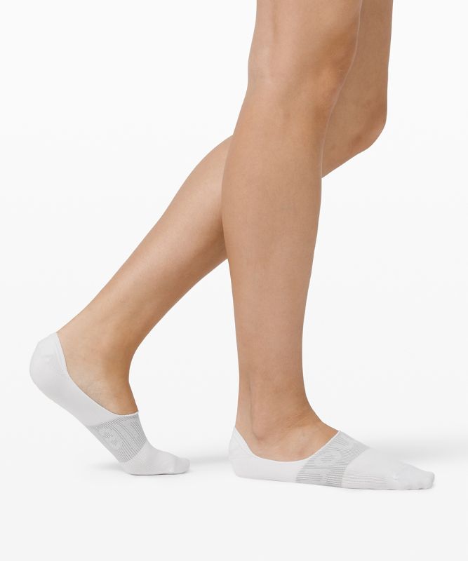 Calcetines Lululemon Daily Stride No Show Sock 3 Pack Mujer Blancos Blancos Blancos | 98372-JHDS