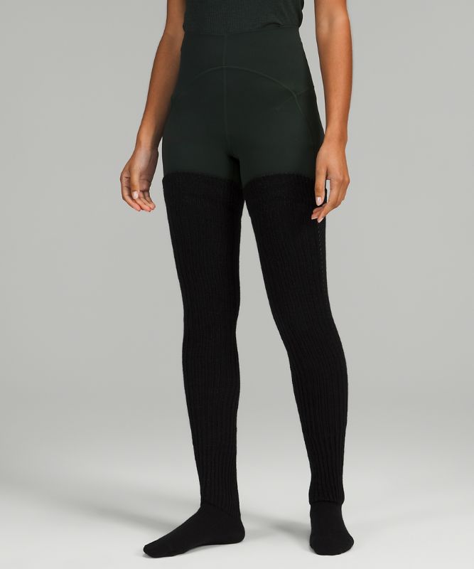 Calcetines Lululemon Find Your Balance Knee-High Sock Mujer Negros | 17256-TOZX