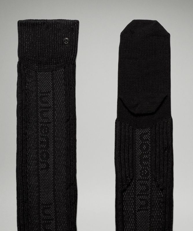 Calcetines Lululemon Find Your Balance Knee-High Sock Mujer Negros | 17256-TOZX