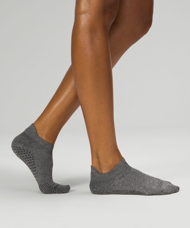 Calcetines Lululemon Find Your Balance Studio Tab Sock Mujer Grises Oscuro | 50364-JDSO