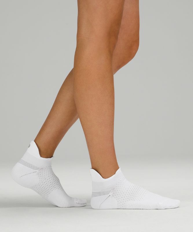 Calcetines Lululemon MacroPillow Tab Running Sock Medium Cushioning Mujer Blancos | 01825-CFJY