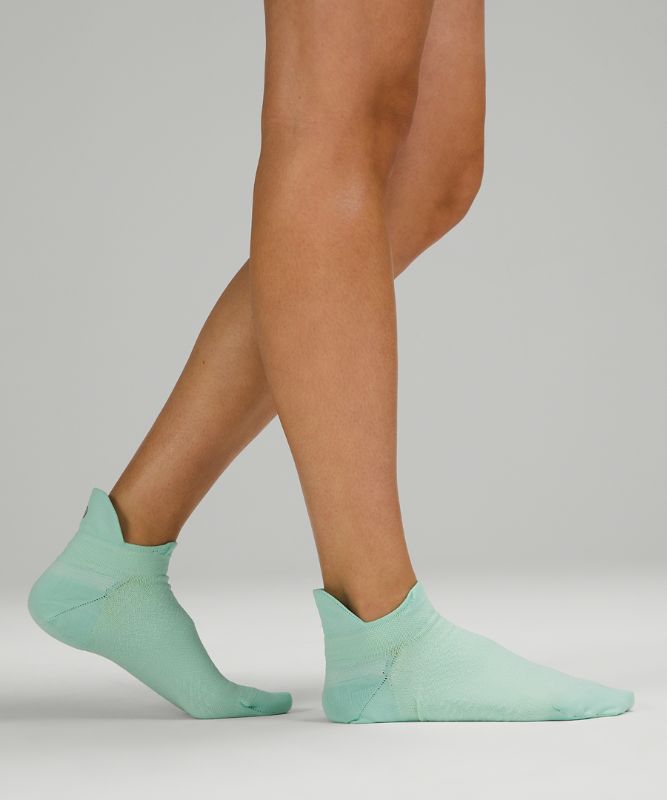 Calcetines Lululemon MicroPillow Tab Running Sock Light Cushioning Mujer Verde Menta | 89456-BZVA