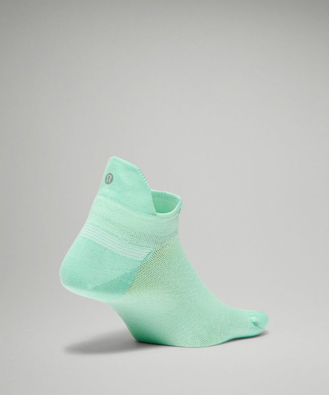 Calcetines Lululemon MicroPillow Tab Running Sock Light Cushioning Mujer Verde Menta | 89456-BZVA