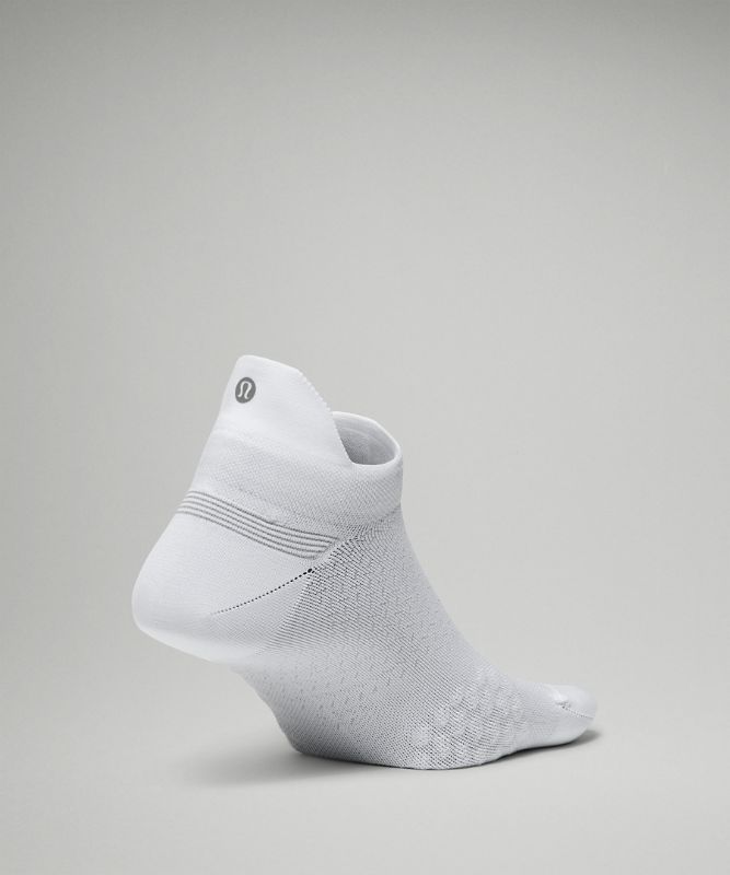 Calcetines Lululemon MicroPillow Tab Running Sock Light Cushioning Mujer Blancos | 14670-TXSP