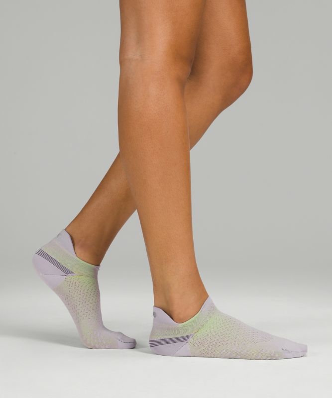 Calcetines Lululemon MicroPillow Tab Running Sock Light Cushioning Mujer Chrome | 42679-RWJO