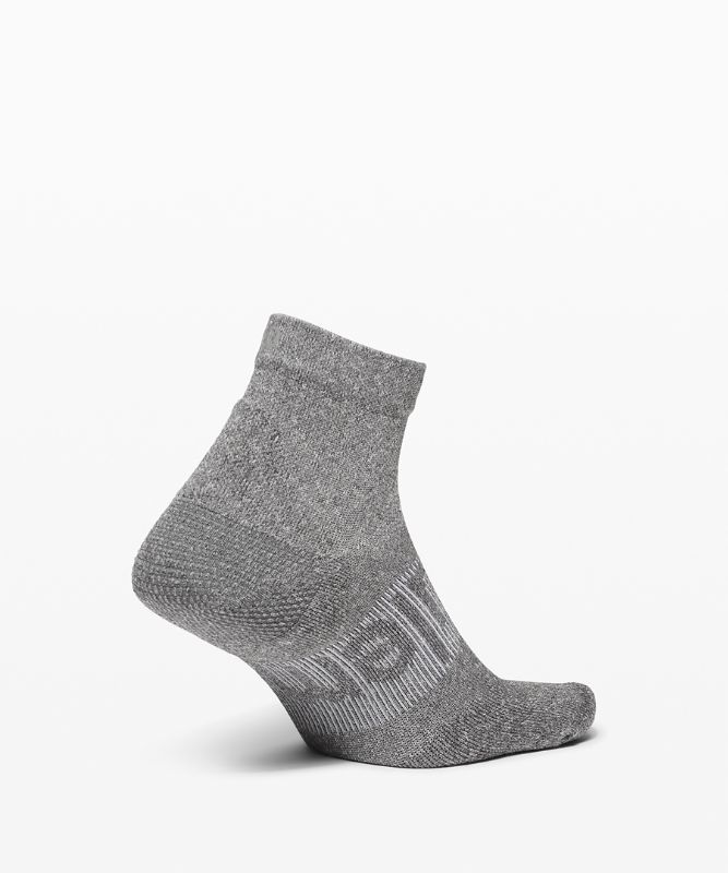 Calcetines Lululemon Power Stride Ankle Sock Hombre Grises Oscuro | 27648-VZJU