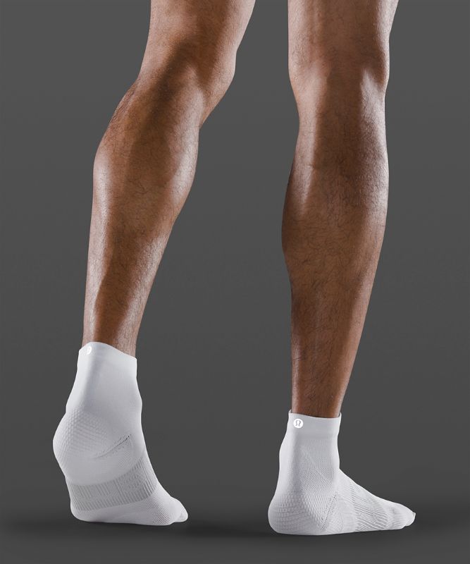 Calcetines Lululemon Power Stride Ankle Sock Hombre Blancos | 27510-ELKM