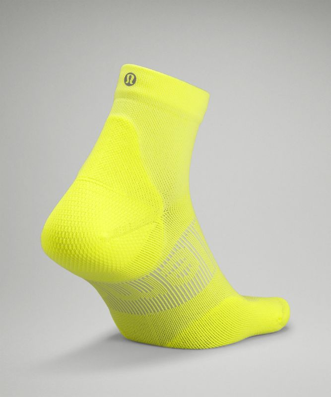 Calcetines Lululemon Power Stride Ankle Sock Hombre Amarillos | 21073-JNVG