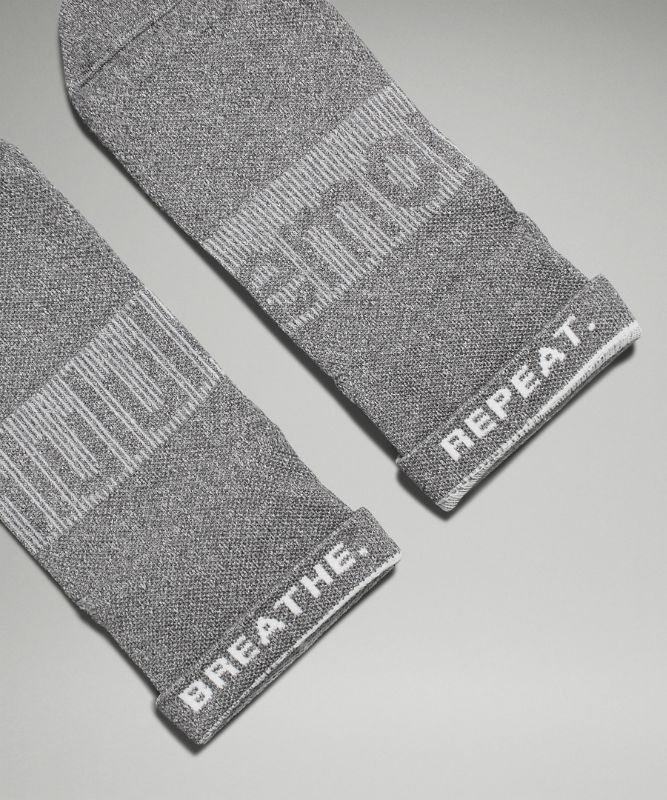 Calcetines Lululemon Power Stride Ankle Sock 3 Pack Hombre Grises Grises Grises | 73860-TLGS