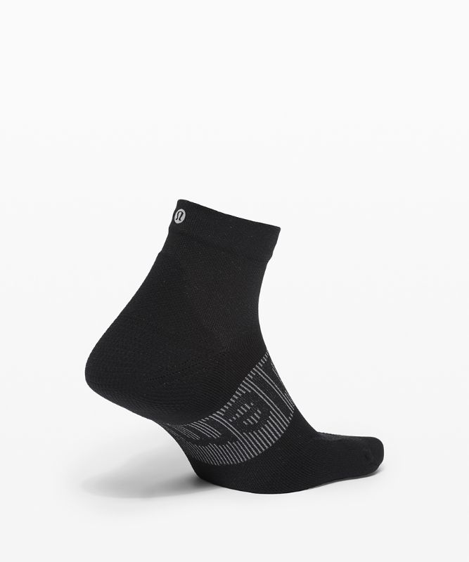 Calcetines Lululemon Power Stride Ankle Sock Anti-Stink Hombre Negros | 12679-BPTW