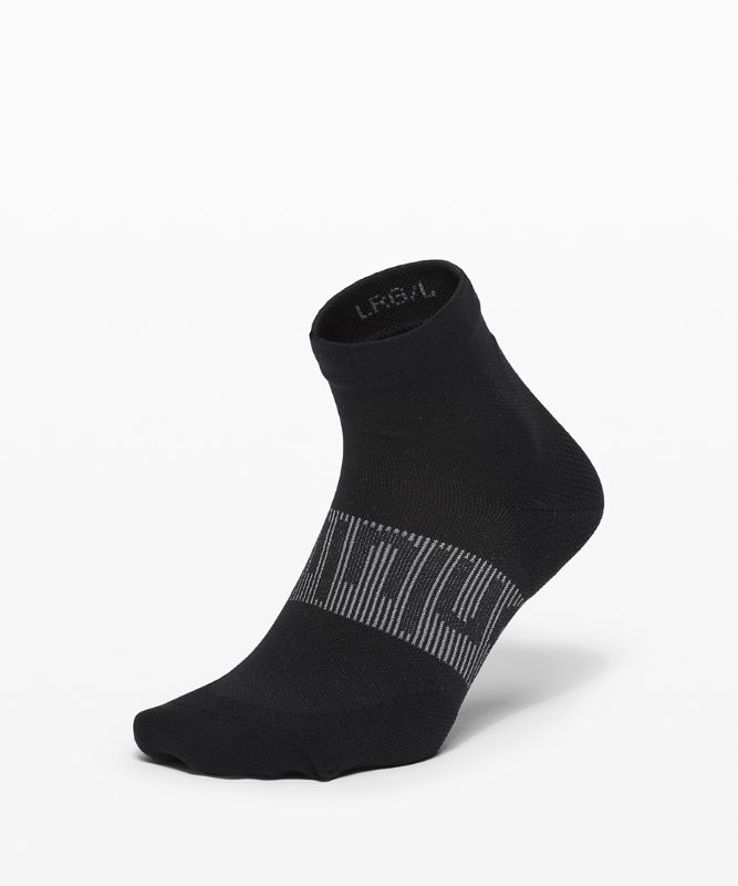 Calcetines Lululemon Power Stride Ankle Sock Anti-Stink Hombre Negros | 12679-BPTW