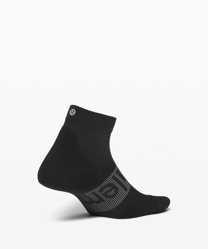 Calcetines Lululemon Power Stride Ankle Sock Mujer Negros | 58174-OLQD