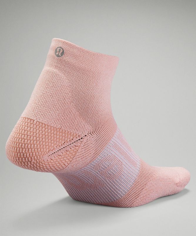 Calcetines Lululemon Power Stride Ankle Sock Mujer Rosas | 80596-XBGL