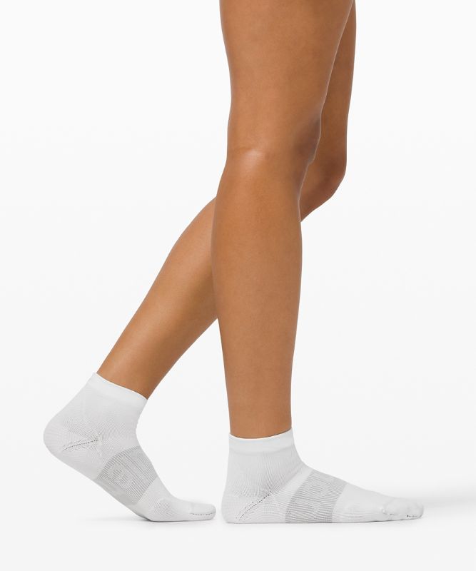 Calcetines Lululemon Power Stride Ankle Sock Mujer Blancos | 06597-QMNV