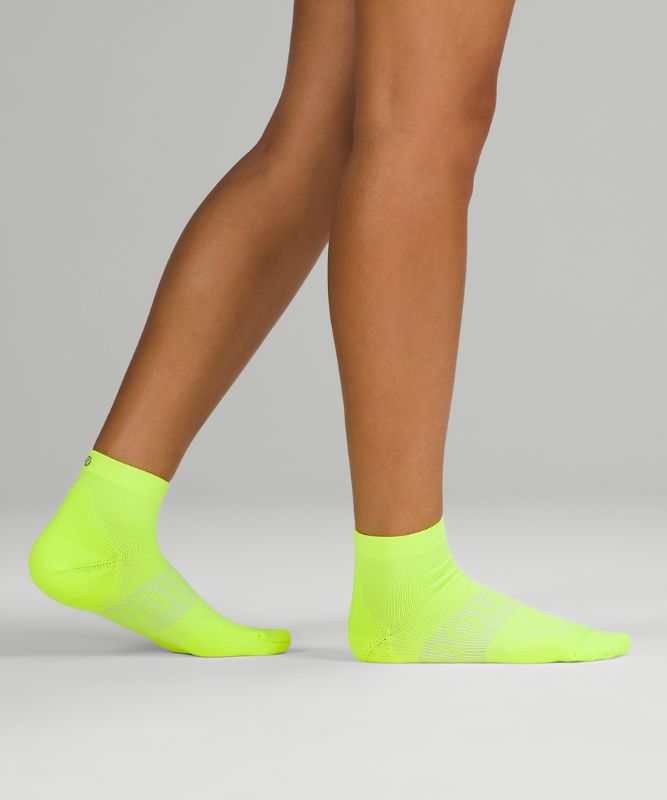 Calcetines Lululemon Power Stride Ankle Sock Mujer Amarillos | 15970-DNXK