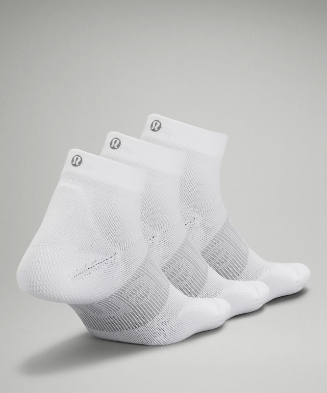 Calcetines Lululemon Power Stride Ankle Sock 3 Pack Mujer Blancos | 13824-DQUT