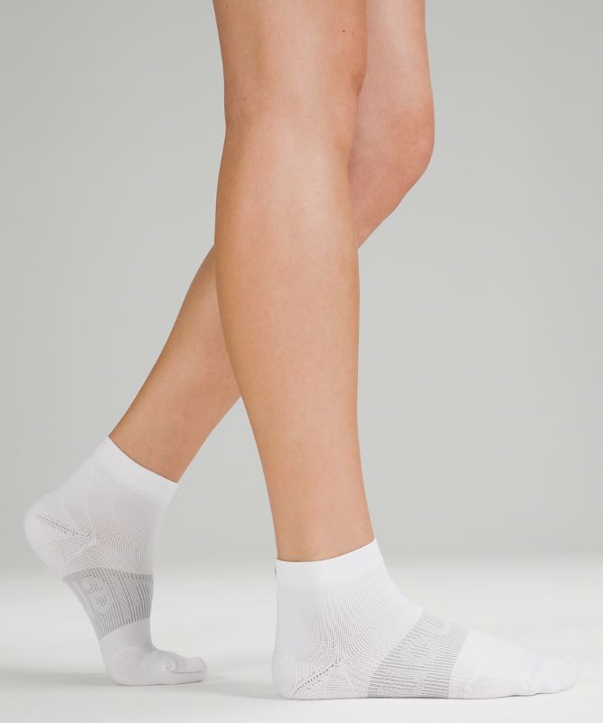 Calcetines Lululemon Power Stride Ankle Sock 3 Pack Mujer Blancos | 13824-DQUT