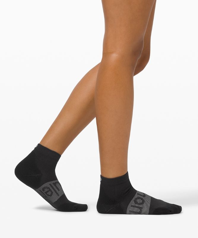 Calcetines Lululemon Power Stride Ankle Sock Anti-Stink Mujer Negros | 69752-BKHS