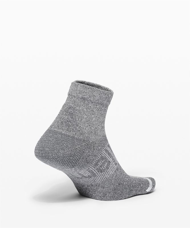 Calcetines Lululemon Power Stride Ankle Sock Anti-Stink Mujer Grises Oscuro | 58149-FHPE