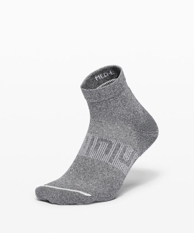 Calcetines Lululemon Power Stride Ankle Sock Anti-Stink Mujer Grises Oscuro | 58149-FHPE