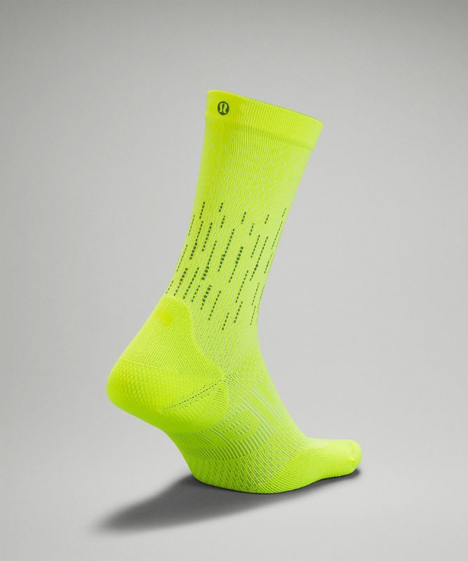 Calcetines Lululemon Power Stride Crew Sock Ref Hombre Amarillos | 01893-QTXP