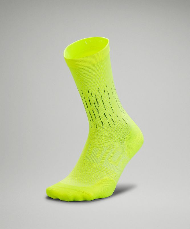 Calcetines Lululemon Power Stride Crew Sock Ref Hombre Amarillos | 01893-QTXP