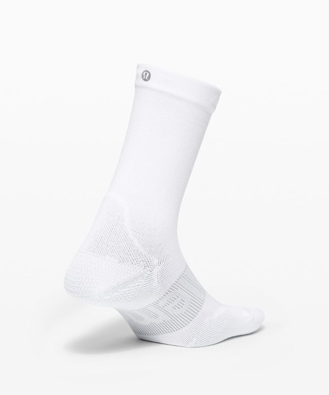 Calcetines Lululemon Power Stride Crew Sock Mujer Blancos | 38416-NURT