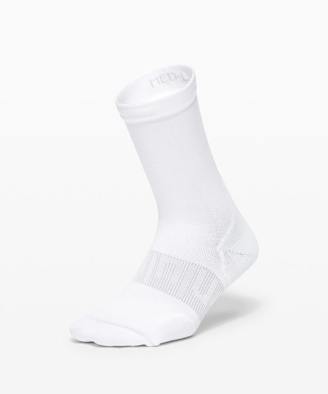 Calcetines Lululemon Power Stride Crew Sock Mujer Blancos | 38416-NURT