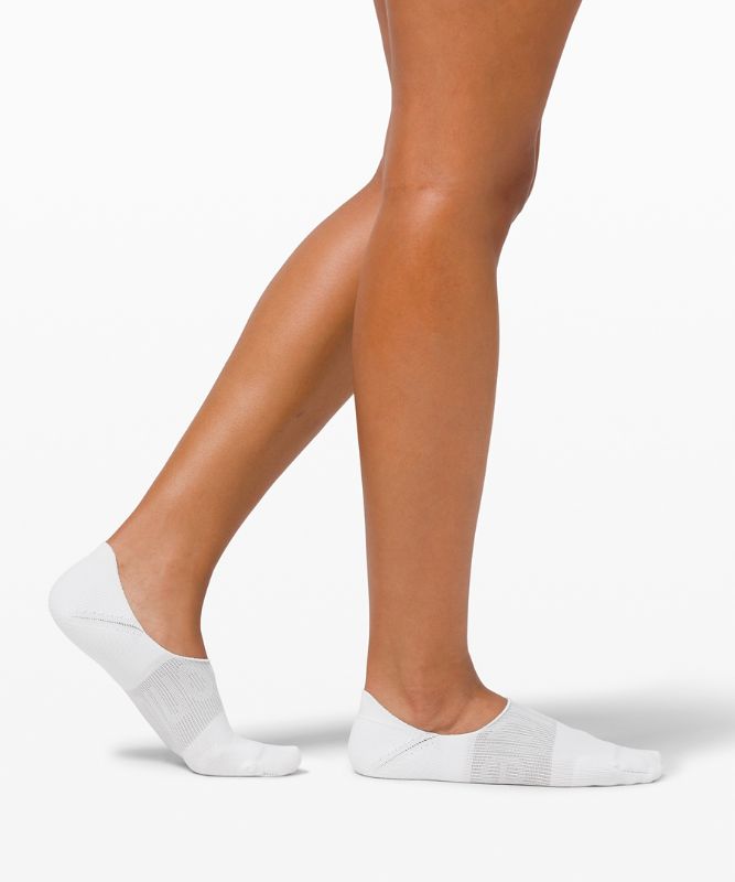 Calcetines Lululemon Power Stride No-Show Sock with Active Grip 3 Pack Mujer Blancos | 31706-AGNK