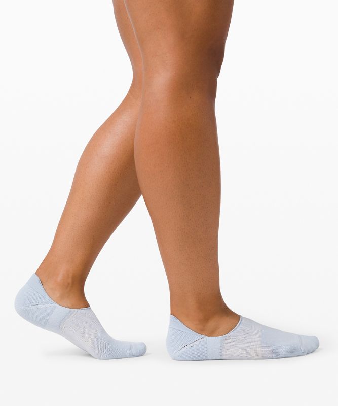 Calcetines Lululemon Power Stride No-Show Sock with Active Grip 3 Pack Mujer Blancos Azules Beige Negros | 58370-JHXW