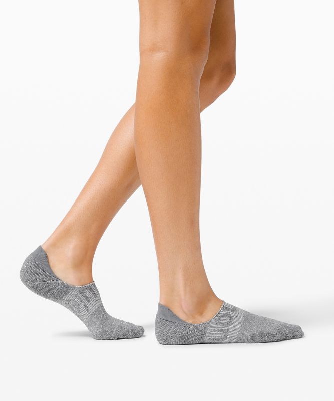 Calcetines Lululemon Power Stride No-Show Sock with Active Grip Anti-Stink 3 Pack Mujer Grises Oscuro | 64125-HUVL