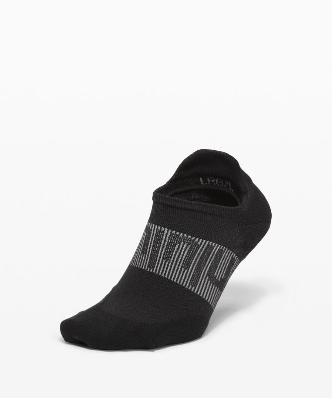 Calcetines Lululemon Power Stride Tab Sock Hombre Negros | 90561-KRFC