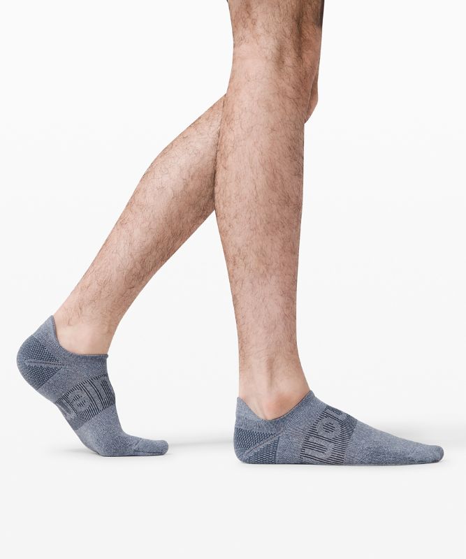 Calcetines Lululemon Power Stride Tab Sock Hombre Azules Blancos | 08257-KBDX