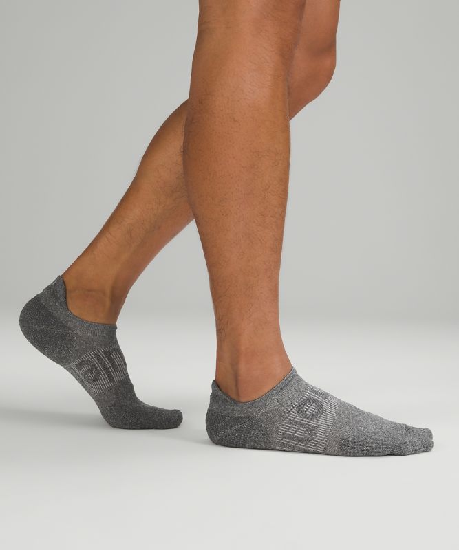 Calcetines Lululemon Power Stride Tab Sock Hombre Grises Oscuro | 29780-FQJI