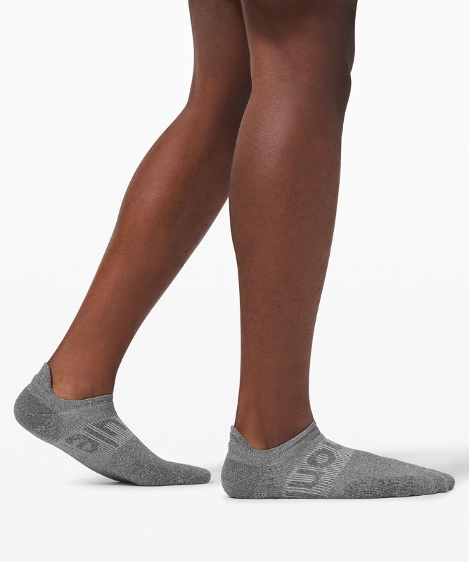 Calcetines Lululemon Power Stride Tab Sock Hombre Grises Oscuro | 98473-DUIG