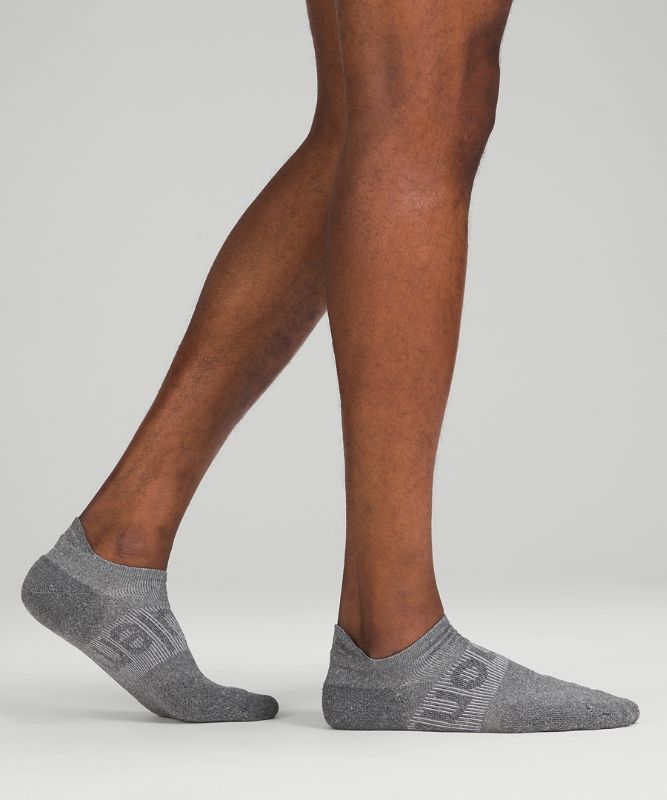 Calcetines Lululemon Power Stride Tab Sock 3 Pack Hombre Grises Grises Grises | 56948-CWIZ