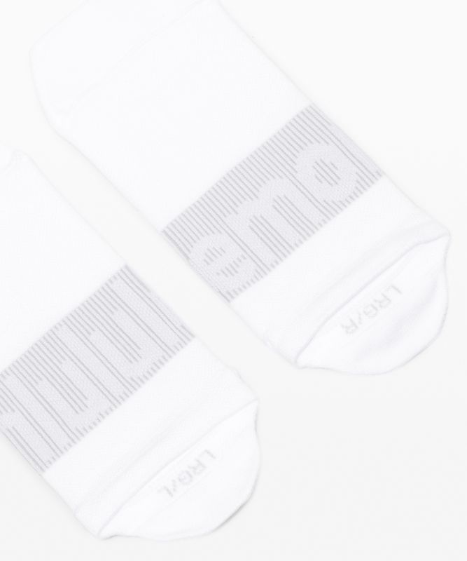 Calcetines Lululemon Power Stride Tab Sock 3 Pack Hombre Blancos | 58940-MKRS