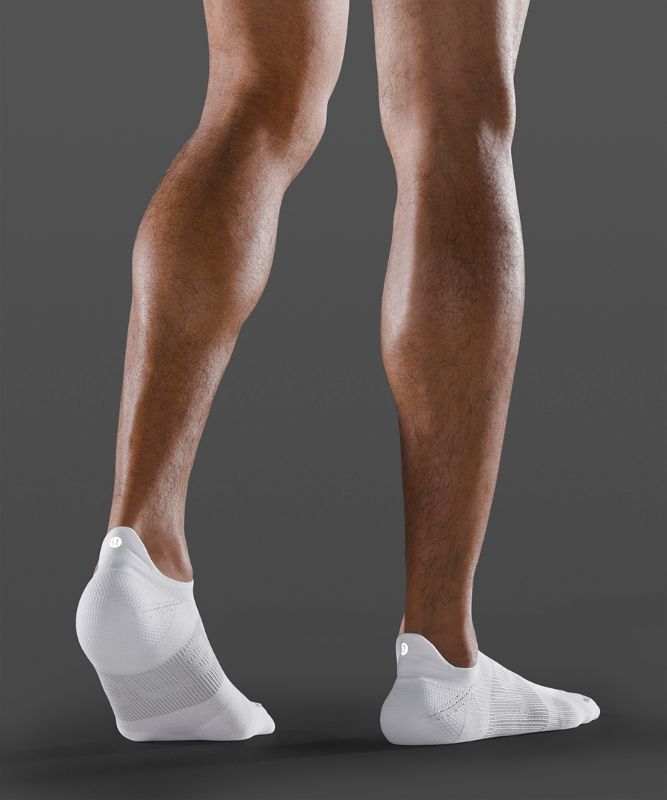 Calcetines Lululemon Power Stride Tab Sock 3 Pack Hombre Blancos | 58940-MKRS