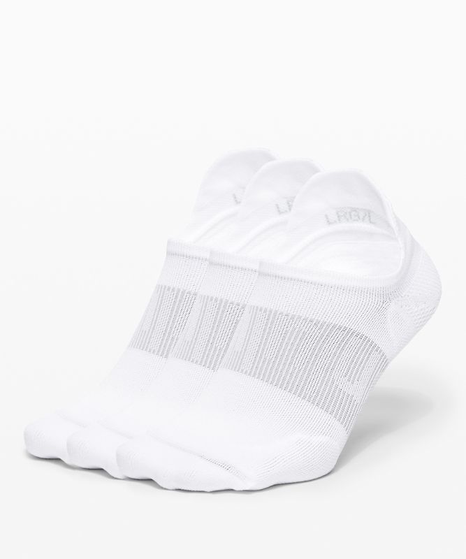 Calcetines Lululemon Power Stride Tab Sock 3 Pack Hombre Blancos | 58940-MKRS