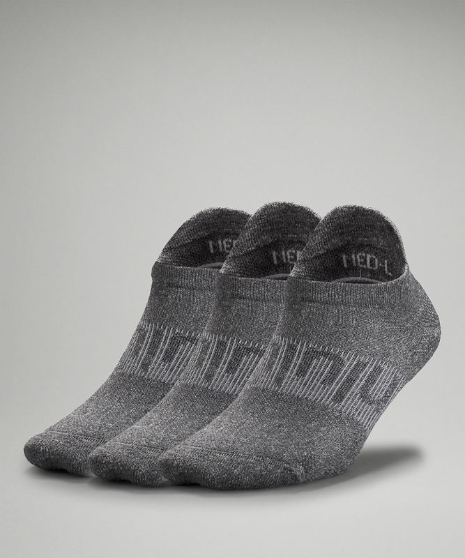 Calcetines Lululemon Power Stride Tab Sock 3 Pack Mujer Grises Grises Grises | 58426-QDLF