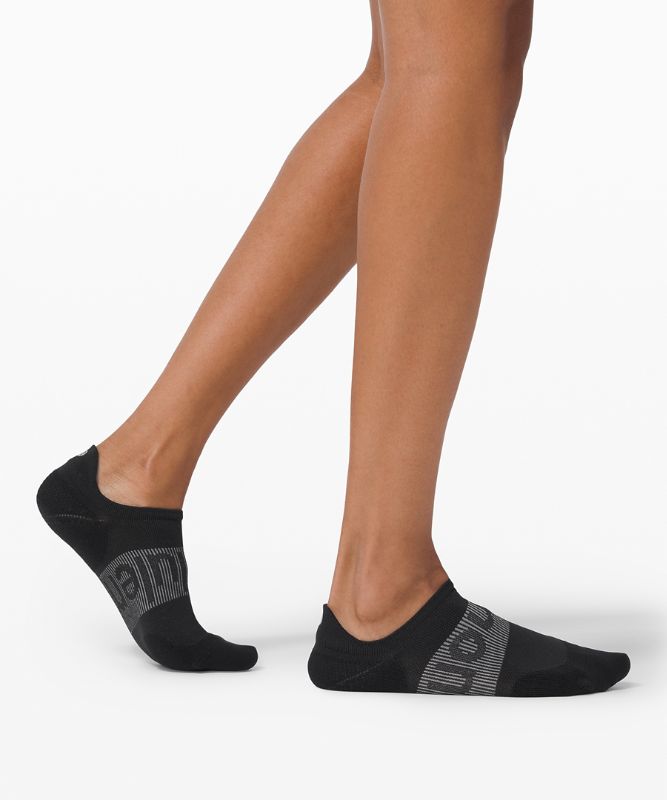 Calcetines Lululemon Power Stride Tab Sock Anti-Stink Mujer Negros | 84712-UIVF