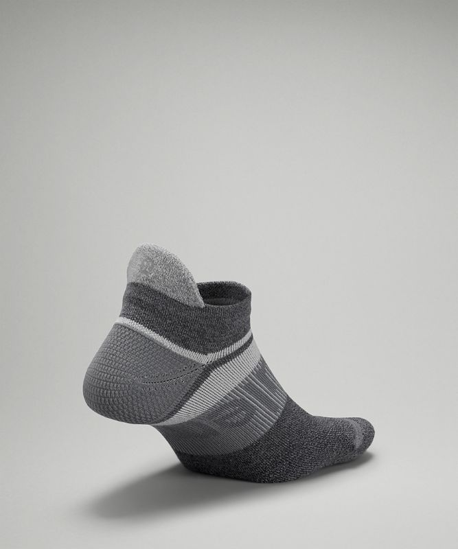 Calcetines Lululemon Power Stride Tab Sock Wool Mujer Grises Grises Oscuro | 98750-PBHU