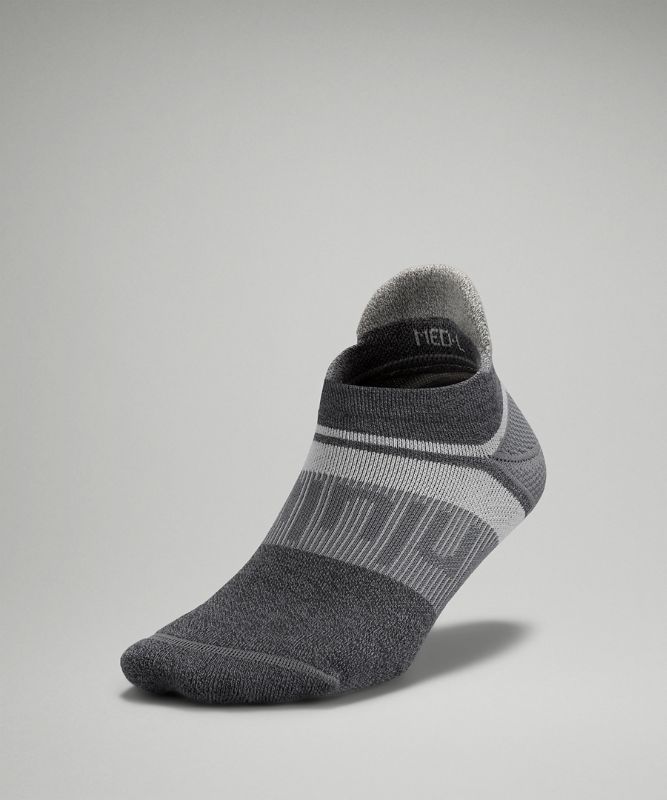 Calcetines Lululemon Power Stride Tab Sock Wool Mujer Grises Grises Oscuro | 98750-PBHU