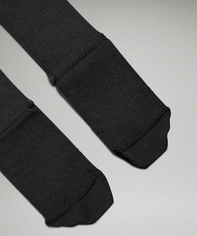 Calcetines Lululemon SeaWheeze MicroPillow Compression Run Sock Knee High Mujer Negros | 62859-AMEJ