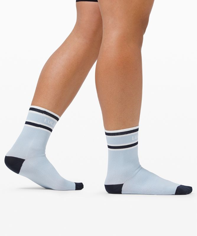 Calcetines Lululemon Tale To Tell Quarter Sock 2 Pack Mujer Blancos Azules Beige Azul Marino | 85120-NZIE