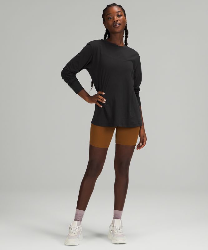 Camisa Lululemon All Yours Long Sleeve Shirt Online Only Mujer Negros | 92041-DUAK